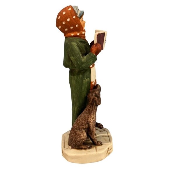 Norman Rockwell Christmas Carroler Vintage Saturday Evening Post Japan NR3 - Picture 6 of 12